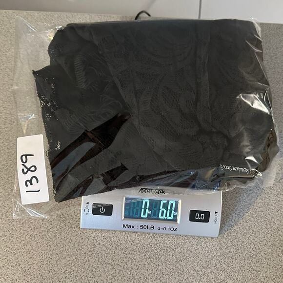 You Are Not Alone Sz Large Black Lace Fringe Hem Robe Kimono Cardigan whimsygoth - Picture 9 of 9